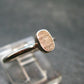 Muonionalusta Meteorite Sterling Silver Ring from Sweden - 1.42 Grams - Size 5