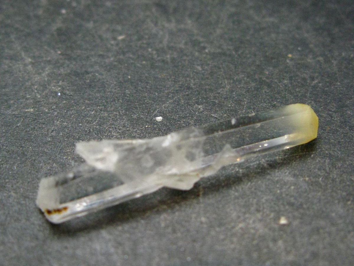 Rare Mango Quartz w/ Hallyosite Crystal From Colombia - 1.4" - 1.84 Grams