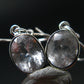 Phenakite Phenacite Silver Earrings From Russia - 3.23 Grams