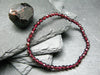 Garnet Almandine Genuine Bracelet ~ 7 Inches ~ 4mm Facetted Beads