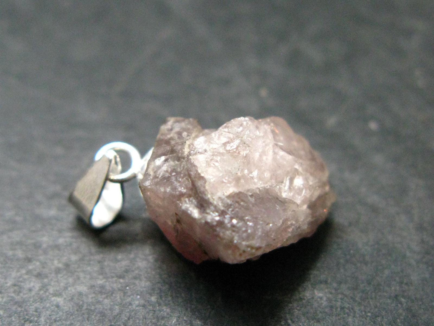 Rare Large Pezzottaite Pink Beryl 925 Silver Pendant from Madagascar - 8.30 Carats - 0.7"