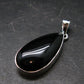 Black Onyx Silver Plated Pendant From Brazil - 5.89 Grams