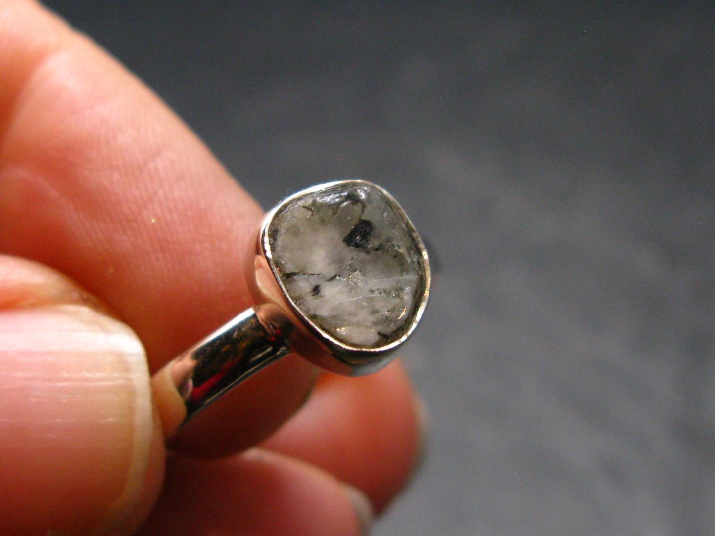 Phenakite Phenacite Sterling Silver Ring from Brazil - 2.09 Grams - Size 7