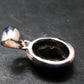 Smoky Quartz Crystal Facetted Silver Pendant From China - 0.9" - 3.29 Grams
