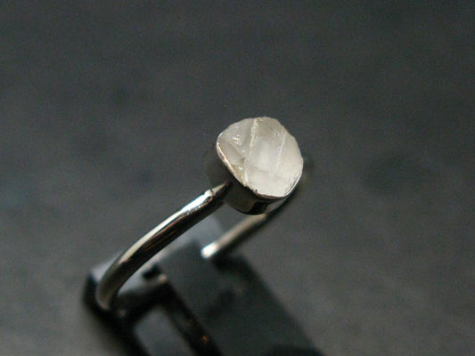 Phenakite Phenacite Crystal Silver Ring From Brazil - Size 7 - 1.84 Grams