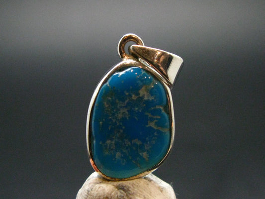 Turquoise Silver Pendant - 1.0" - 2.32 Grams