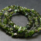 Lightweight Tumbled Green Tourmaline Beads Necklace from Brazil - 19" - 18.05 Grams