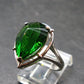 Helenite Gaia Stone Gem Sterling Silver Ring From Washington - Size 5.75 - 5.0 Carats