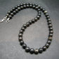 Rare ISUA Stone Necklace Beads from Greenland - 18" - 8mm Round Beads