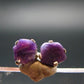 Lilac Stone!!! Stunning Silky Charoite Stud Earrings From Russia - 0.5" - 1.0 Grams
