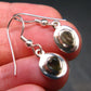 Moldavite Tektite Silver Earrings from Czech Republic - 1.90 Grams