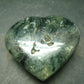Unusual Green Prehnite Prenite & Epidote Tumbled Herat from Mali 2.1"