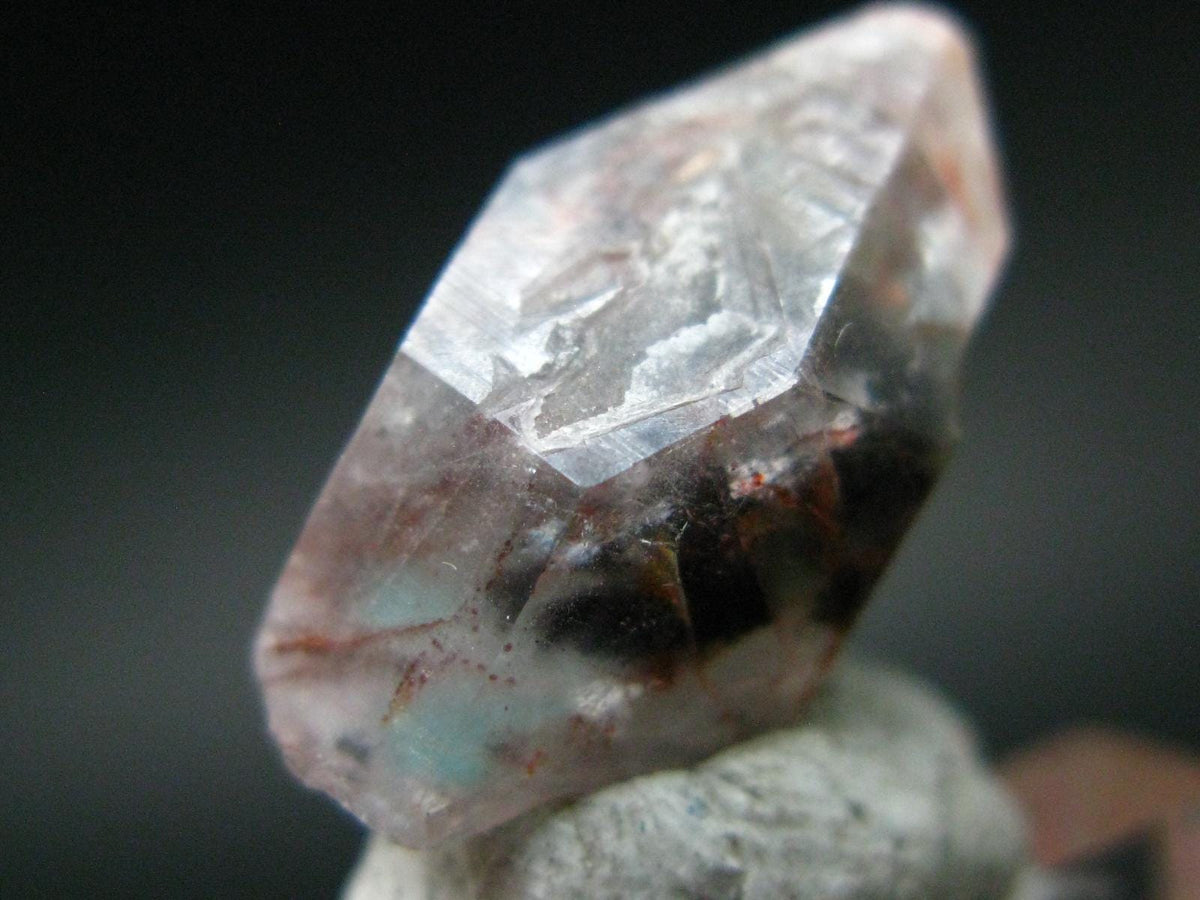 Ajoite In Quartz Crystal From South Africa - 0.8" - 11.41 Carats