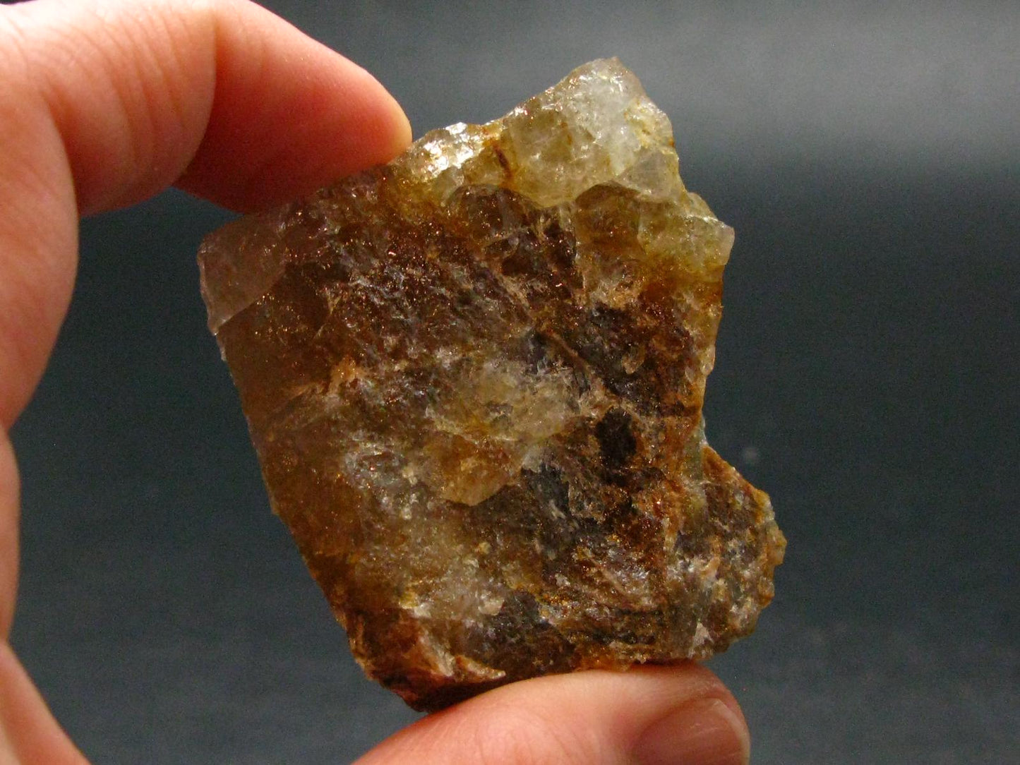 Rare Herderite on Feldspar Cluster from Brazil - 53.84 Grams - 1.9"