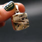 Astrophylite Astrophyllite Silver Pendant From Russia - 1.1" - 6.62 Grams