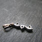 Moldavite Tektite Silver Pendant from Czech Republic - 1.0" - 1.21 Grams