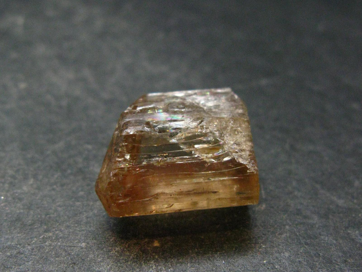 Large Perfect Golden Scapolite Crystal from Tanzania - 6.91 Grams - 1.8"