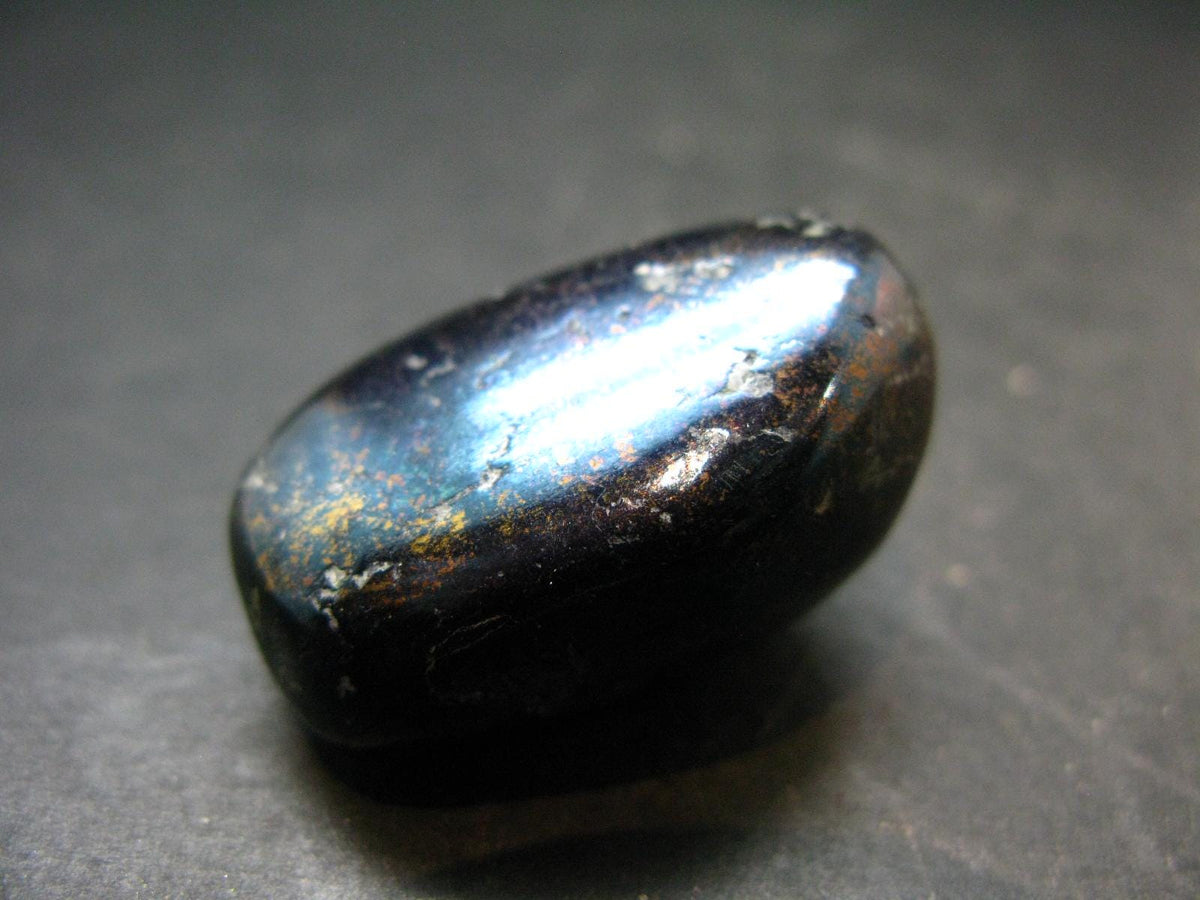 Covelite Covellite Tumbled Stone From Peru - 1.3" - 30.38 Grams