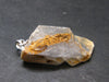 Barite Crystal Silver Pendant From USA - 1.3" - 7.89 Grams