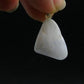 Nice Lilac Amblygonite Crystal Silver Pendant from Brazil - 1.1" - 4.30 Grams