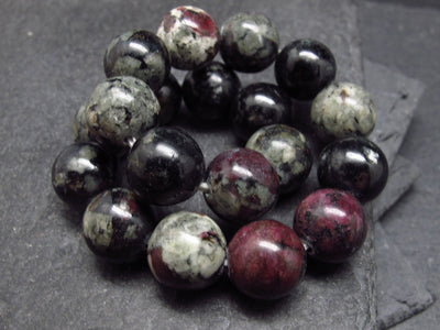 Eudyalite Eudialyte & Aegerine Genuine Bracelet ~ 7 Inches ~ 10mm Round Beads