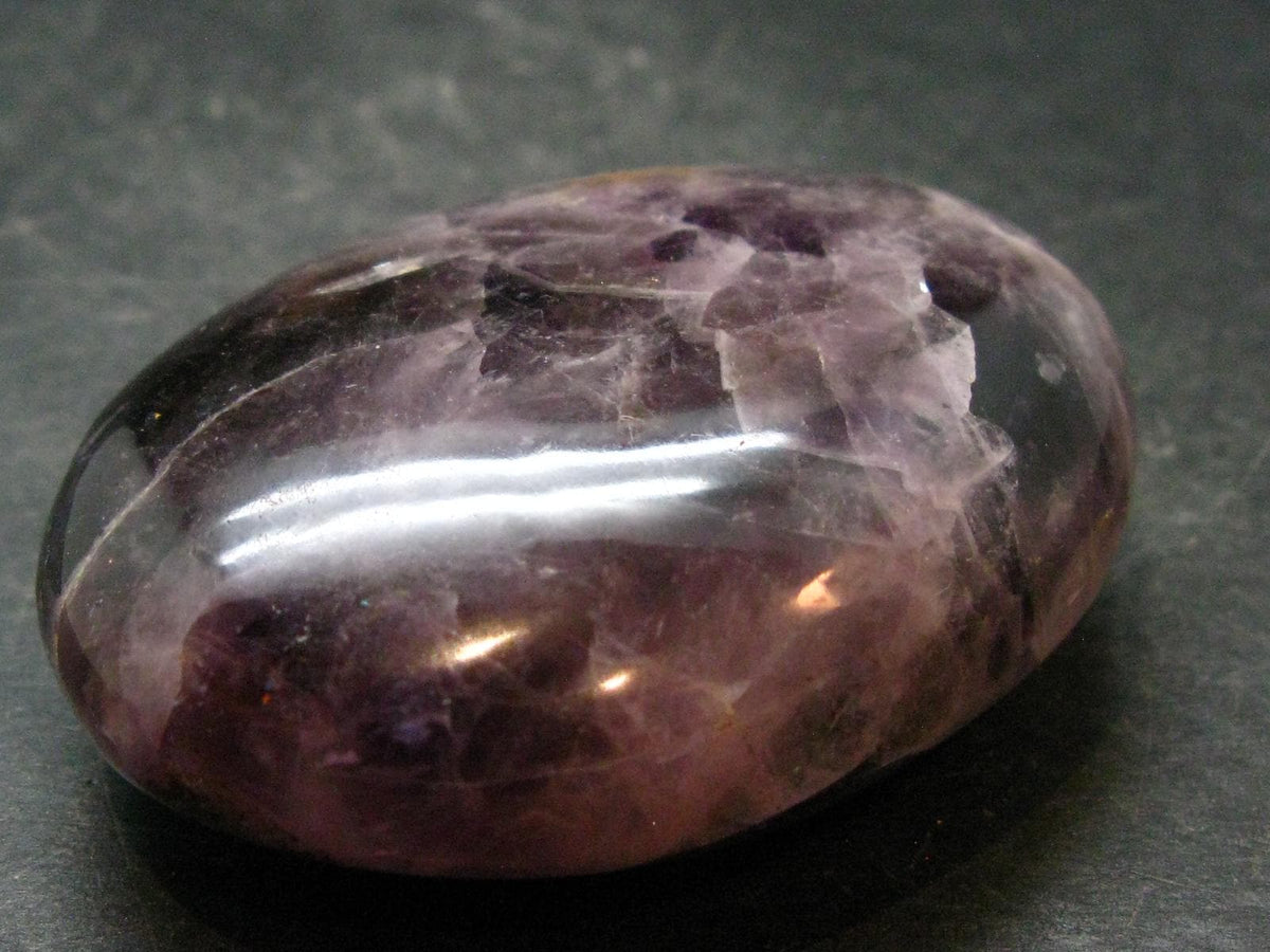 Rare Auralite Super 23 Amethyst Tumbled Stone From Canada - 2.3" - 92.13 Grams