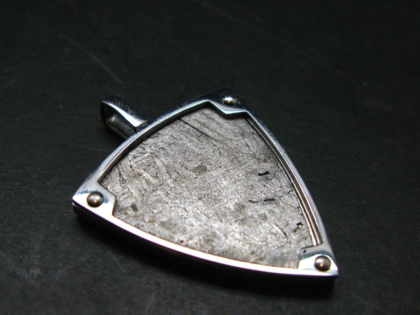 Muonionalusta Meteorite Pendant from Sweden - 1.4"