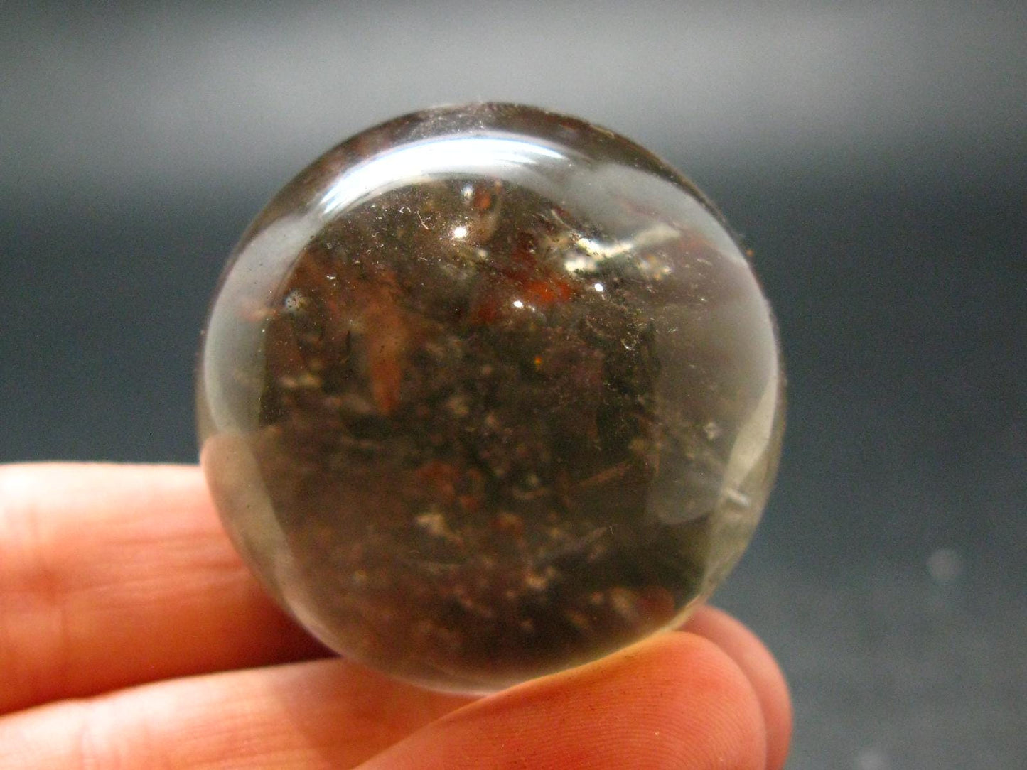 Natural color Smoky Quartz Sphere From Brazil - 1.2"