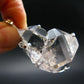 Fine Natural Herkimer Diamond Silver Pendant From New York - 1.8" - 25.40 Grams