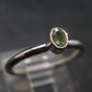 Genuine Alexandrite Gem Silver Ring From Russia - Size 4 - 1.35 Grams