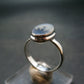 Moss Agate Silver Ring From Russia - 4.5 Grams - Size 9