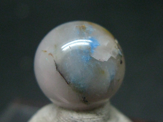 Papagoite in Quartz Cabochon from Messina S. Africa - 7.15 Carats - 13x13mm