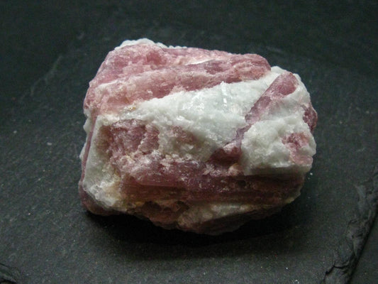 Pink Tourmaline In Quartz Cluster From Brazil - 1.8"