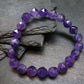 Amethyst Genuine Bracelet ~ 7 Inches ~ 9mm Facetted Beads