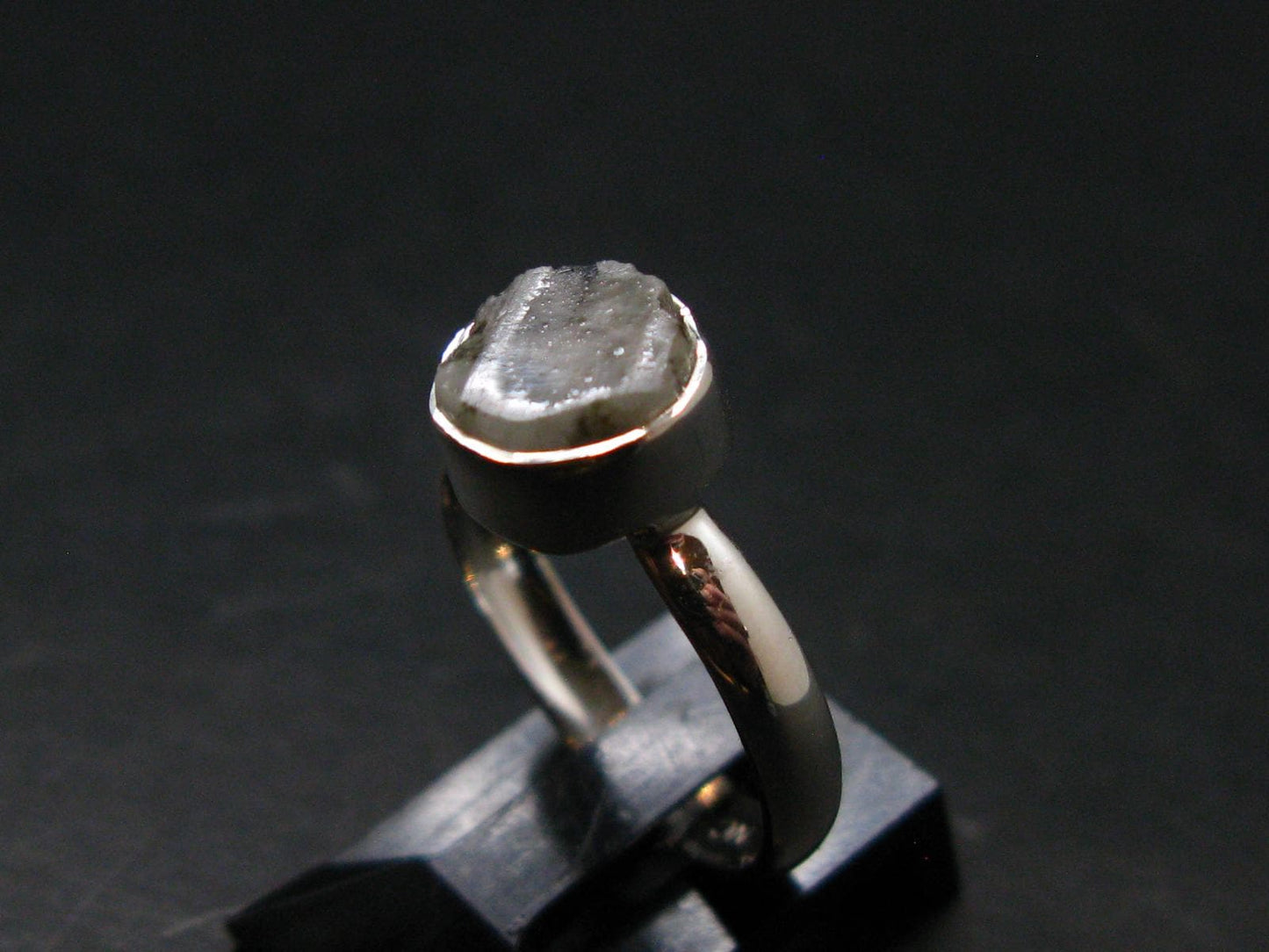 Phenakite Phenacite Crystal Silver Ring From Brazil - Size 6 - 2.06 Grams