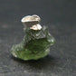 Moldavite Tektite Silver Pendant from Czech Republic - 0.7" - 1.23 Grams