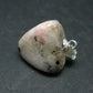 Tugtupite Sterling Silver Pendant From Greenland - 0.9" - 4.00 Grams