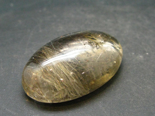 Rutilated Quartz Cabochon From Brazil - 1.6" - 21.90 Grams