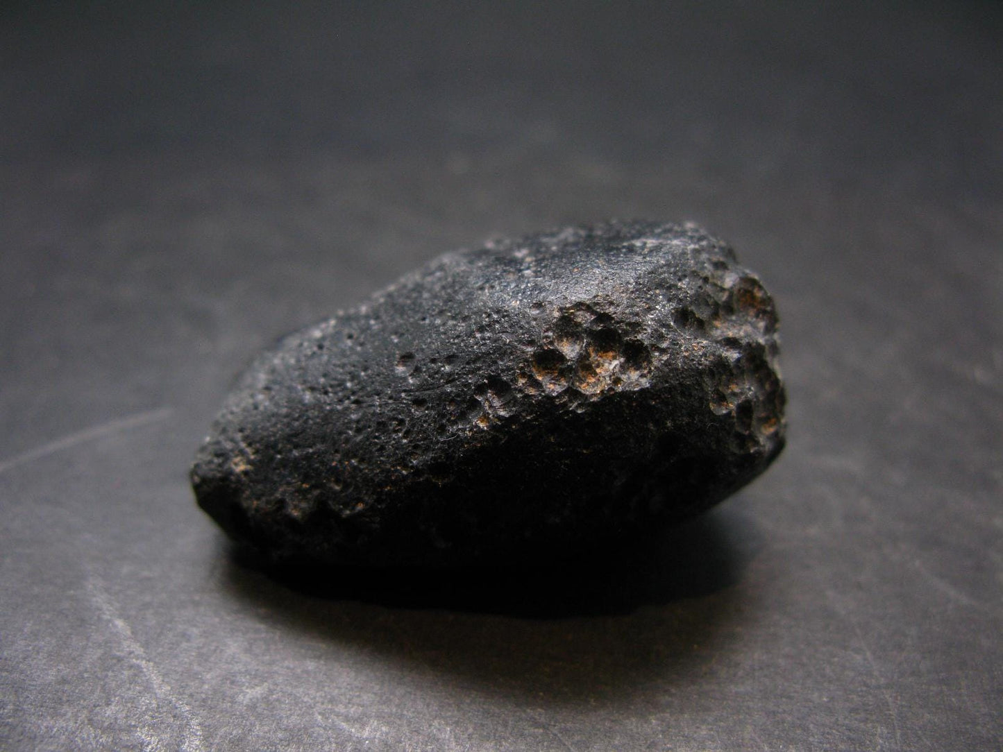 Rare Large Black Tibetan Tektite Raw Piece from Tibet - 1.6" - 29.67 Grams