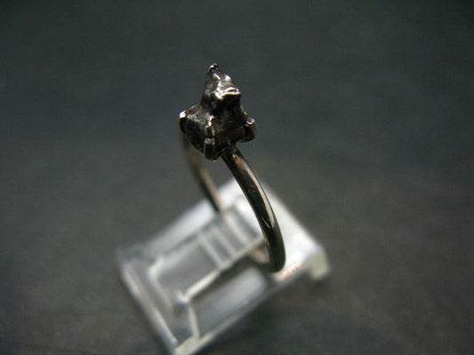 Meteorite Campo Del Cielo Argentina Sterling Silver Ring - 2.06 Grams - Size 6