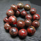 Cinnabar Genuine Bracelet ~ 7.5 Inches ~ 11mm Round Beads