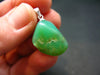 Chrysoprase Silver Pendant From Australia - 1.0" - 2.54 Grams