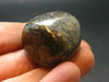 Covelite Covellite Tumbled Stone From Peru - 1.0" - 35.16 Grams