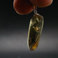 Natural Unheated Citrine Sterling Silver Pendant from Zambia - 1.2" - 3.09 Grams