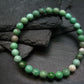 Variscite Genuine Untreated Bracelet ~ 7 Inches ~ 6mm Round Beads