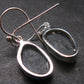 Alexandrite Sterling Silver Earrings from Brazil - 1.2" - 3.64 Grams
