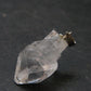 Clear Apophylite Apophyllite Crystal Silver Pendant From India - 1.1" - 2.86 Grams