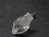 Clear Apophylite Apophyllite Crystal Silver Pendant From India - 1.1" - 2.86 Grams