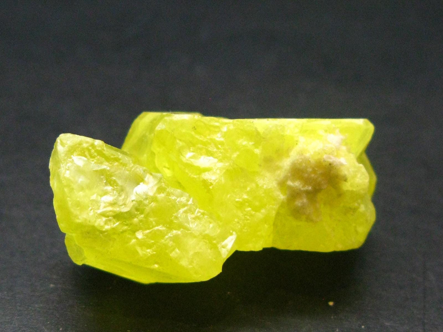 Large Yellow Sulphur Sulfur Crystal Italy - 1.3"