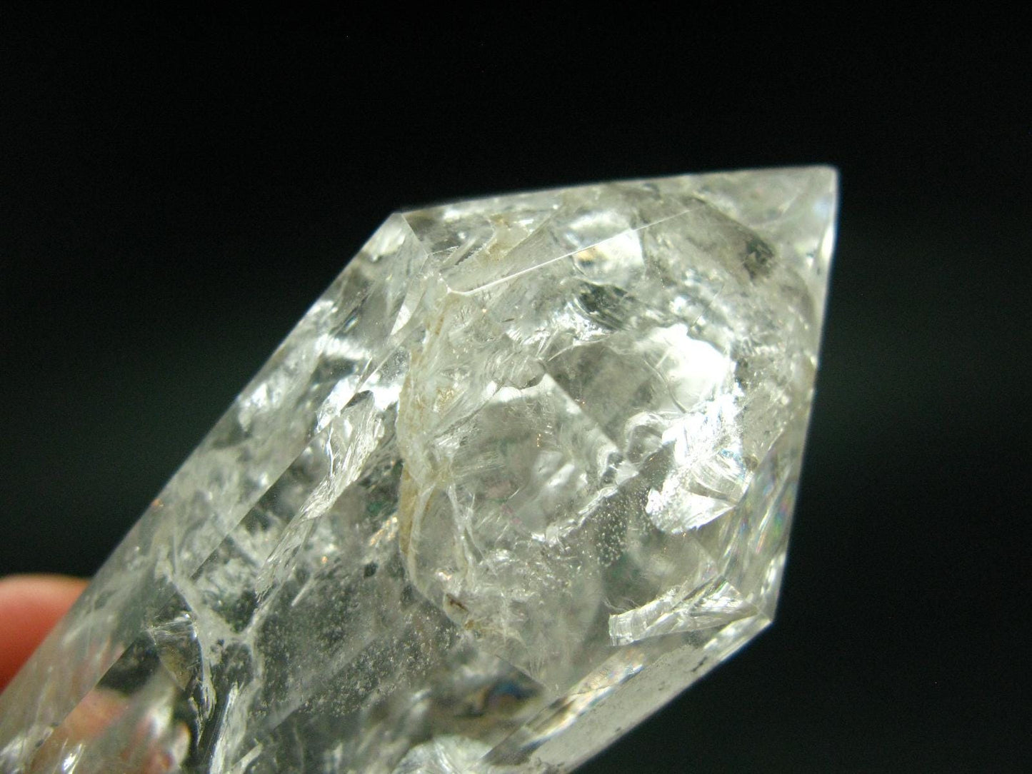 Perfect 12 Sided Quartz Vogel Crystal Healing Wand - 6.0" - 249.92 Grams